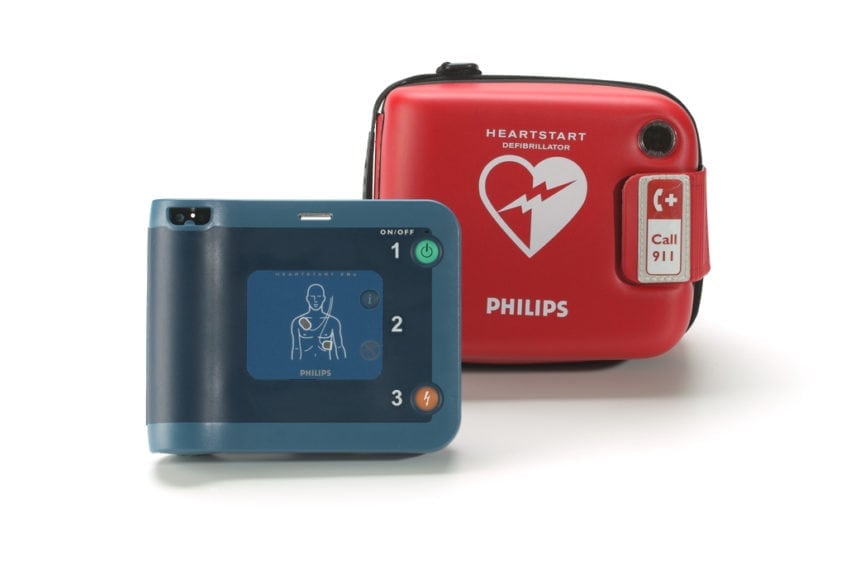 Philips AEDs and carry case