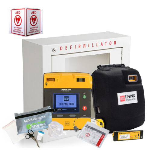 LIFEPAK 1000 Recertified AED Workplace & Community Bundle - Purchase AEDs