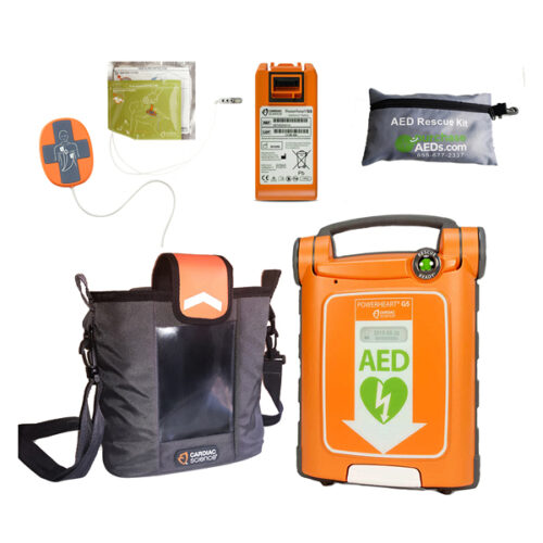 Powerheart G5 Dual-Language Recertified AED Portable Bundle - Purchase AEDs